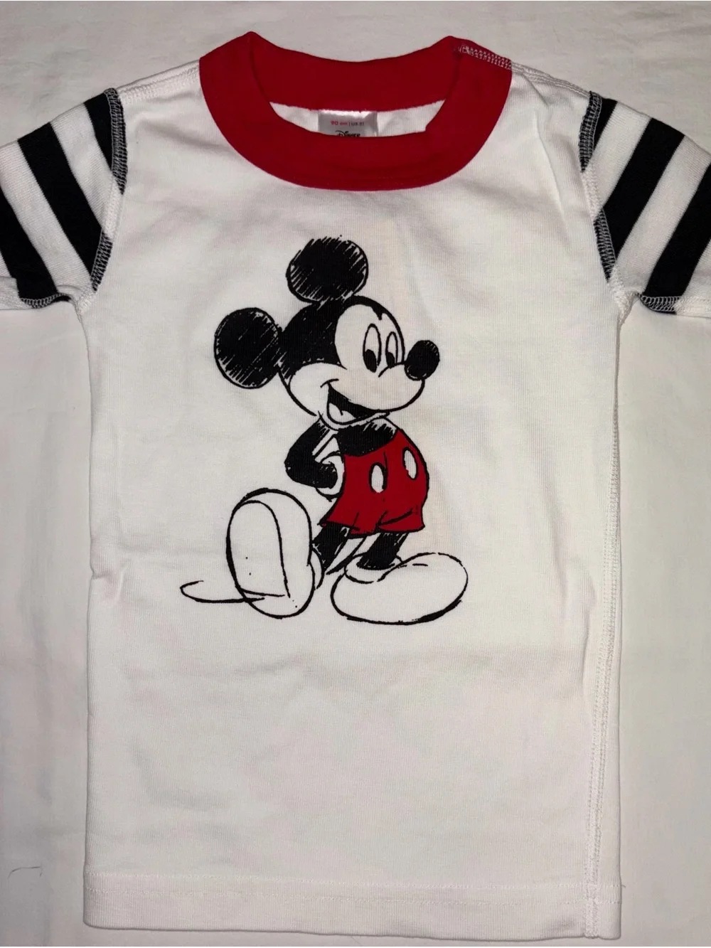 Hanna Andersson X Disney Mickey Mouse short unisex pajamas sz 3T NWT